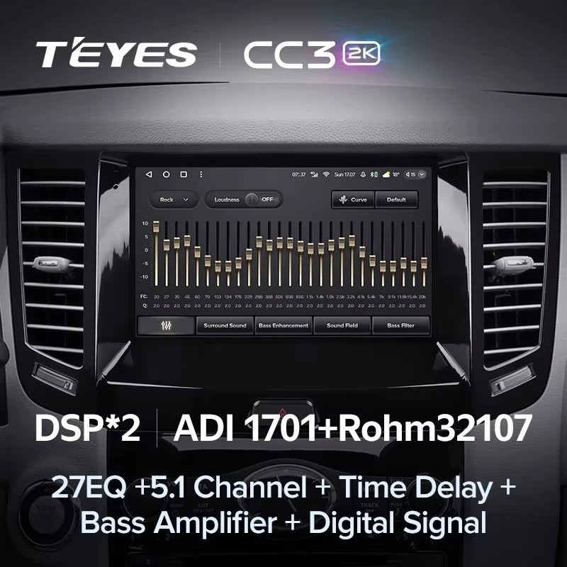 Штатная магнитола Teyes CC3 2K 6/128 Infiniti FX35 2 (2009-2013) Тип-B