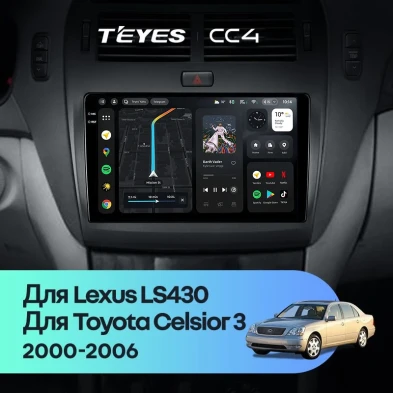 Штатная магнитола Teyes CC4 8/128 Lexus LS430 XF30 (2000-2006) F1