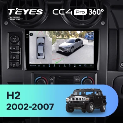 Штатная магнитола Teyes CC4 Pro 360 12/256 Hummer H2 E85 (2002-2007)