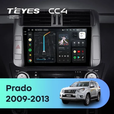 Штатная магнитола Teyes CC4 6/64 Toyota Land Cruiser Prado 150 (2009-2013) F1 Тип-A