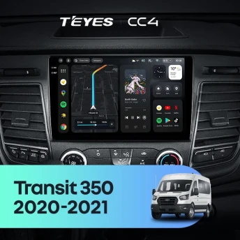 Штатная магнитола Teyes CC4 6/64 Ford Transit 350 (2020-2021)