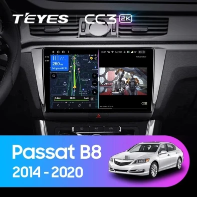 Штатная магнитола Teyes CC3 2K 4/64 Volkswagen Passat B8 (2014-2020)