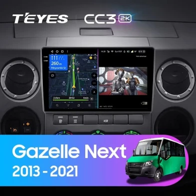 Штатная магнитола Teyes CC3 2K 4/32 для GAZ Gazelle Next (2013-2021) F3