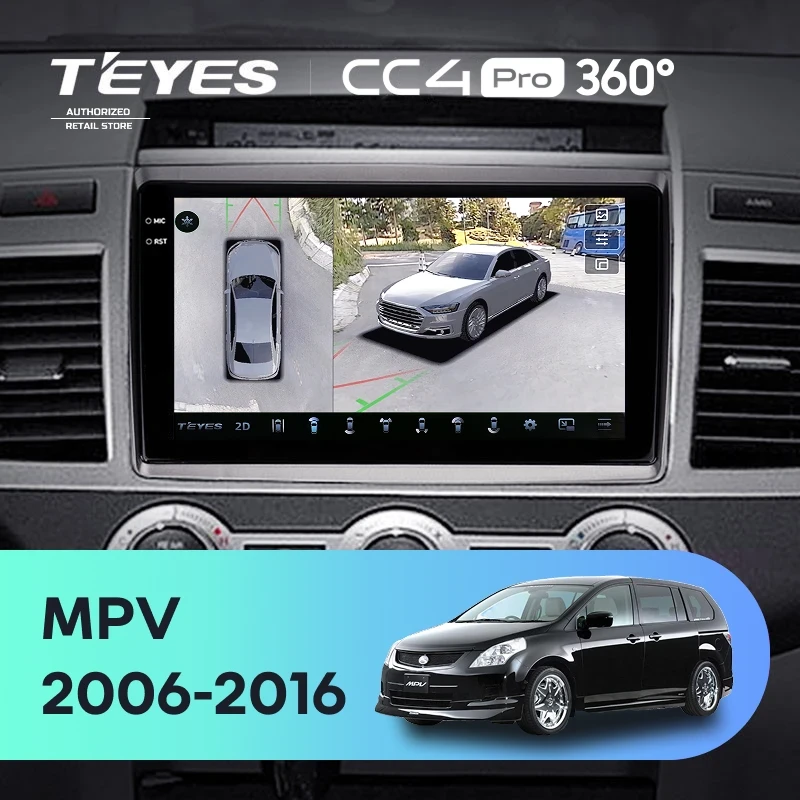 Штатная магнитола Teyes CC4 Pro 360 8/128 Mazda MPV LY (2006-2016)