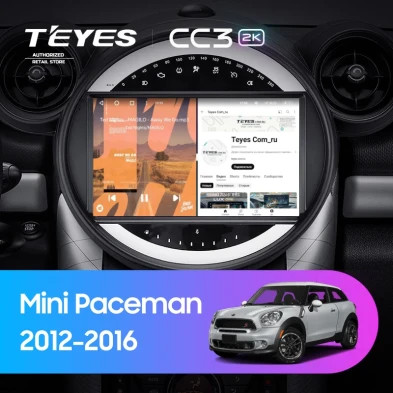 Штатная магнитола Teyes CC3 2K 6/128 Mini Paceman (R61) (2012-2016) F2
