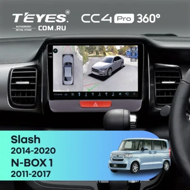 Штатная магнитола Teyes CC4 Pro 360 12/256 Honda N-BOX 1 (2011-2017)