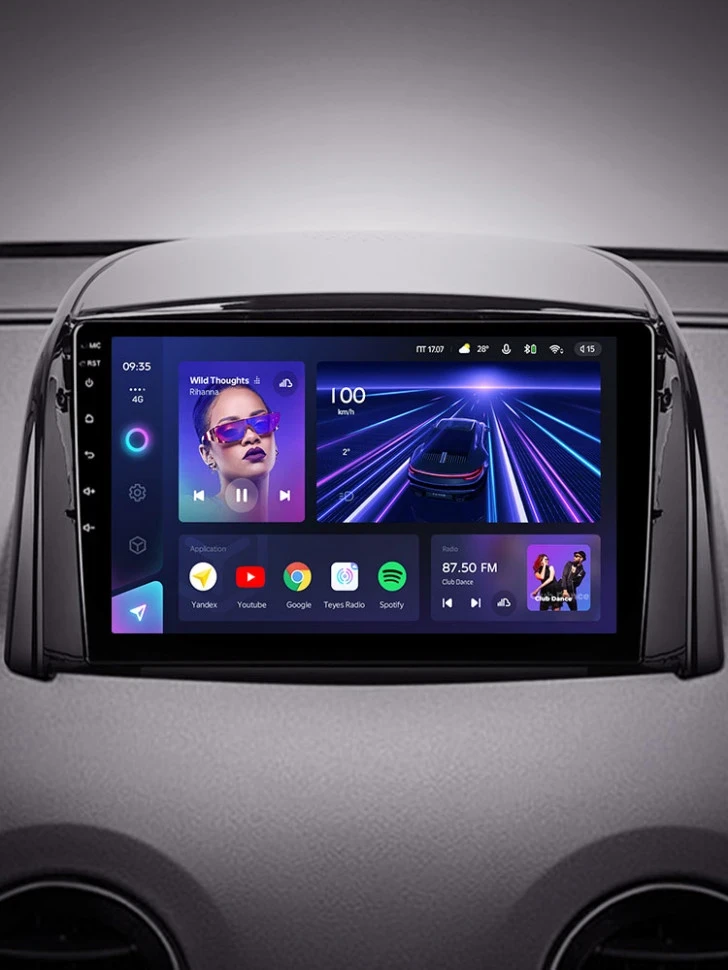 Штатная магнитола Teyes CC3 4/32 Renault Koleos (2008-2016) Тип-A