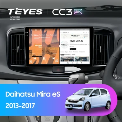 Штатная магнитола Teyes CC3 2K 360 6/128 Daihatsu Mira eS (2013-2017)