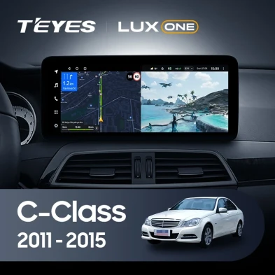 Штатная магнитола Teyes LUX ONE 360 6/128 Mercedes-Benz C-Class W204 C204 S204 (NTG 4.5) (2011-2015) Universal