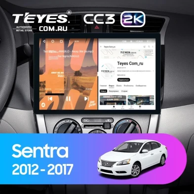 Штатная магнитола Teyes CC3 2K 4/64 Nissan Sentra B17 (2012-2017) (11")