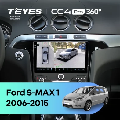 Штатная магнитола Teyes CC4 Pro 360 12/256 Ford S-MAX 1 (2006-2015) F3