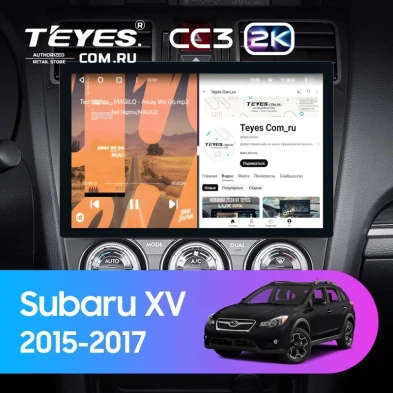 Штатная магнитола Teyes CC3 2K 4/32 Subaru XV (2015-2017) F1 (11")