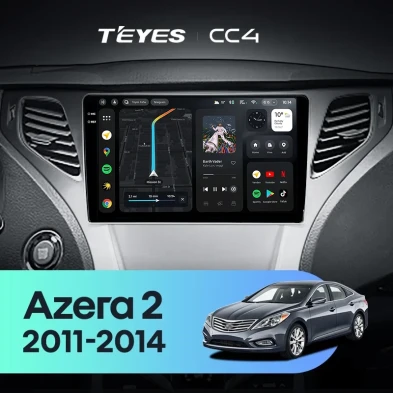 Штатная магнитола Teyes CC4 8/128 Hyundai Azera 2 (2011-2014) F1