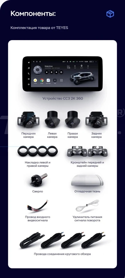 Штатная магнитола Teyes LUX ONE 360 6/128 Mazda CX-5 (2012-2015) Тип-A