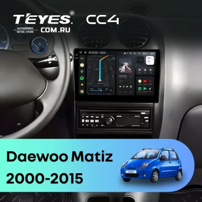 Штатная магнитола Teyes CC4 6/64 Daewoo Matiz (2000-2015)