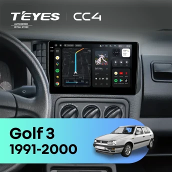 Штатная магнитола Teyes CC4 6/64 Volkswagen Golf 3 (1991-2000)
