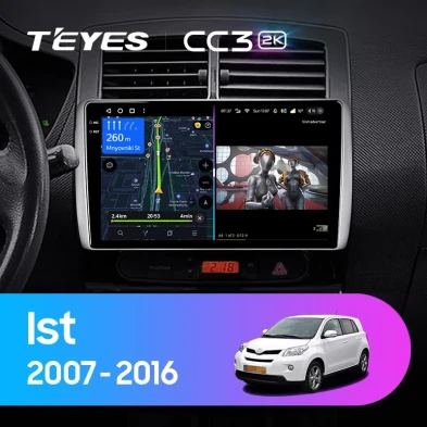 Штатная магнитола Teyes CC3 2K 4/32 Toyota Ist XP110 (2007-2016)