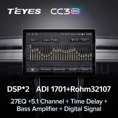 Штатная магнитола Teyes CC3 2K 6/128 Toyota Camry 7 XV 50 55 (2012-2014) Америка (11")