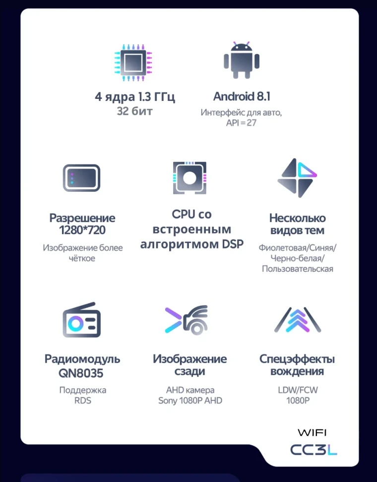 Штатная магнитола Teyes CC3L WiFi 2/32 Kia Magentis 2 (2008-2010)