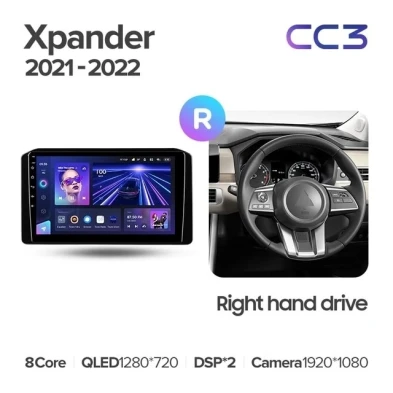 Штатная магнитола Teyes CC3 4/32 Mitsubishi Xpander (2021-2022) Правый руль