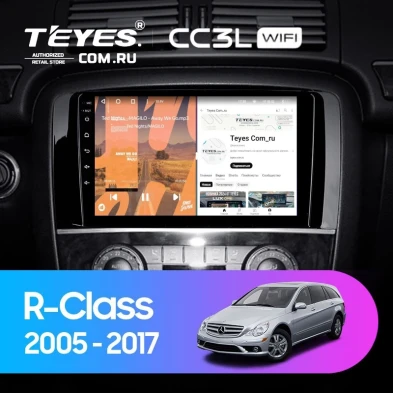 Штатная магнитола Teyes CC3L WiFi 2/32 Mercedes-Benz R-Class W251 R280 R300 R320 (2005-2017) F1