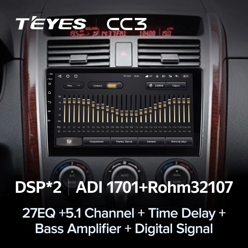Штатная магнитола Teyes CC3 4/32 Mazda CX-9 TB (2006-2016)