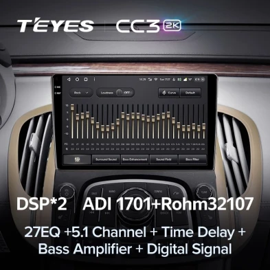 Штатная магнитола Teyes CC3 2K 4/64 Buick Lacrosse (2009-2013)