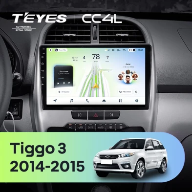 Штатная магнитола Teyes CC4L 6/64 Chery Tiggo 3 (2014-2015)