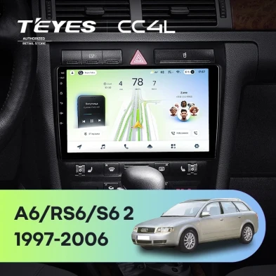 Штатная магнитола Teyes CC4L 6/64 Audi A6 2 (1997-2004)