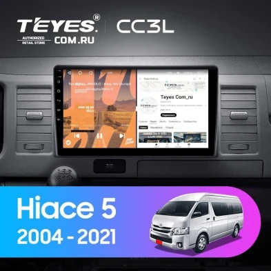 Штатная магнитола Teyes CC3L 4/32 Toyota Hiace XH10 H200 (2004-2021)