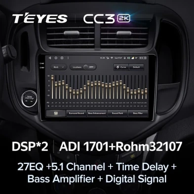 Штатная магнитола Teyes CC3 2K 4/32 Chevrolet Aveo 3 (2016-2023)