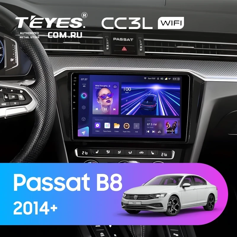 Штатная магнитола Teyes CC3L WiFi 2/32 Volkswagen Passat B8 2014+