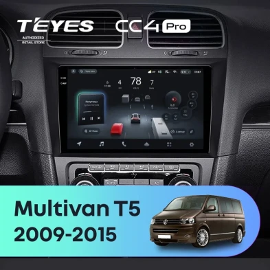 Штатная магнитола Teyes CC4 Pro 8/128 Volkswagen Multivan T5 (2009-2015)