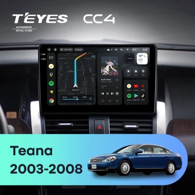 Штатная магнитола Teyes CC4 6/64 Nissan Teana J31 (2003-2008) F1