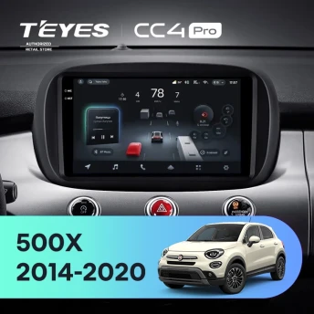 Штатная магнитола Teyes CC4 Pro 8/128 Fiat 500X (2014-2020)