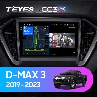 Штатная магнитола Teyes CC3 2K 4/64 lsuzu D-MAX 3 RG (2019-2023)
