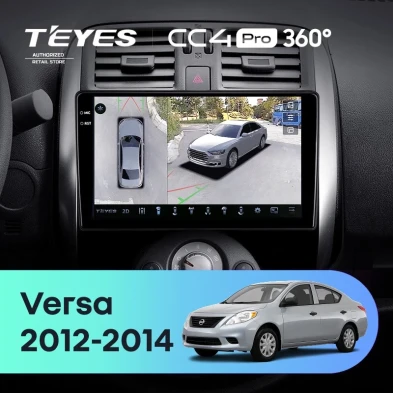 Штатная магнитола Teyes CC4 Pro 360 12/256 Nissan Sunny Versa C17 (2012-2014)
