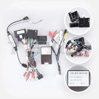 Проводка питания TEYES для Audi A3 2 8P (2003-2013) / S3 2 (2006-2012) / RS3 1 (2011-2012) / Audi A4 2 B6 3 B7 (2000-2009) / S4 (2002-2008) RS4 (0 Din) 2005 + Canbus для подключения Android ГУ