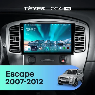 Штатная магнитола Teyes CC4 Pro 8/128 Ford Escape (2007-2012) F1