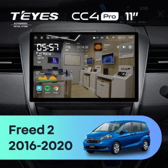 Штатная магнитола Teyes CC4 Pro 12/256 Honda Freed 2 (2016-2020) (11")