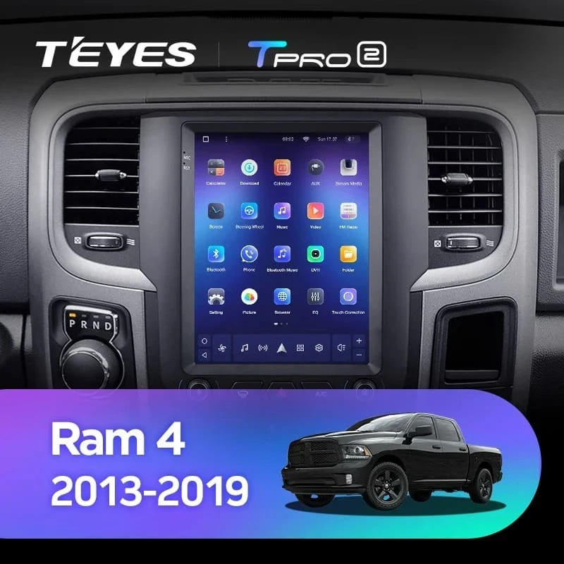 Штатная магнитола Tesla style Teyes TPRO 2 6/128 Dodge Ram 4 IV DJ DS (2013-2019) Тип-B