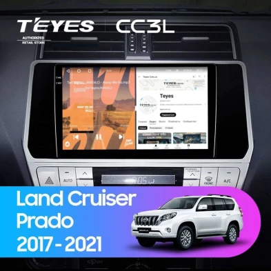 Штатная магнитола Teyes CC3L 4/32 Toyota Land Cruiser Prado 150 (2017-2021)