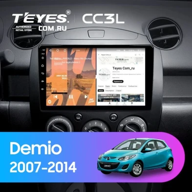 Штатная магнитола Teyes CC3L 4/64 Mazda Demio DE (2007-2014)