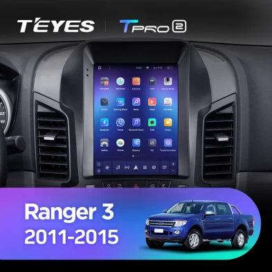 Штатная магнитола Tesla style Teyes TPRO 2 4/64 Ford Ranger 3 (2011-2015)