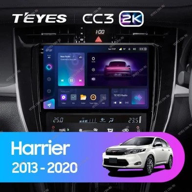 Штатная магнитола Teyes CC3 2K 4/32 Toyota Harrier XU60 (2013-2020) F1