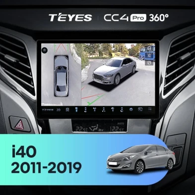 Штатная магнитола Teyes CC4 Pro 360 8/128 Hyundai i40 (2011-2019) (11")