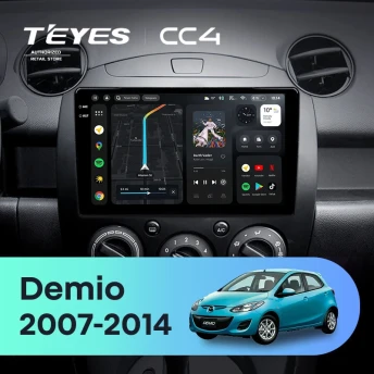 Штатная магнитола Teyes CC4 8/128 Mazda Demio DE (2007-2014)