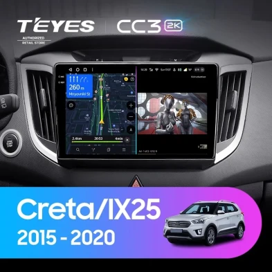 Штатная магнитола Teyes CC3 2K 6/128 Hyundai Creta (2015-2020)