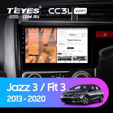 Штатная магнитола Teyes CC3L WiFi 2/32 Honda Jazz 3 (2015-2020) Тип-B Правый руль