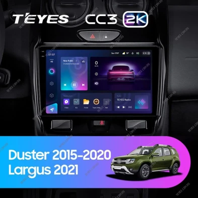Штатная магнитола Teyes CC3 2K 360 6/128 Renault Duster (2015-2020) F2